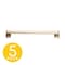 Sapphire Octa Series 7-1/2 in. 192 mm Center-to-Center Modern Gold Cabinet Hardware Handle/Pull 5-Pack SP-2044A-192-BRA-5 - alternate 1